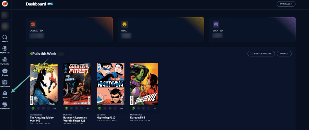 Step 3: Click on Stores and Browse Stores